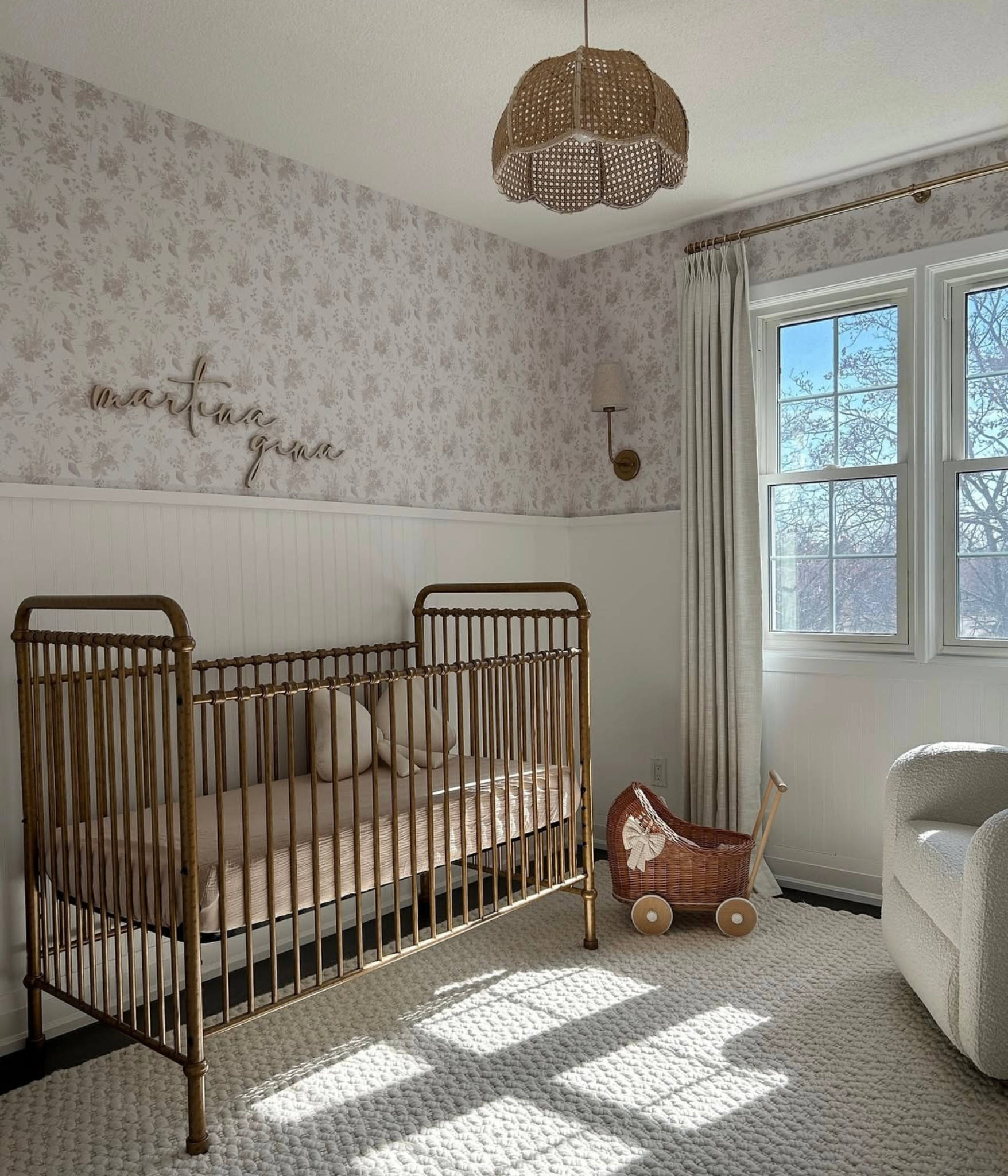 Soft Nursery Wallpaper – Timberlea Interiors