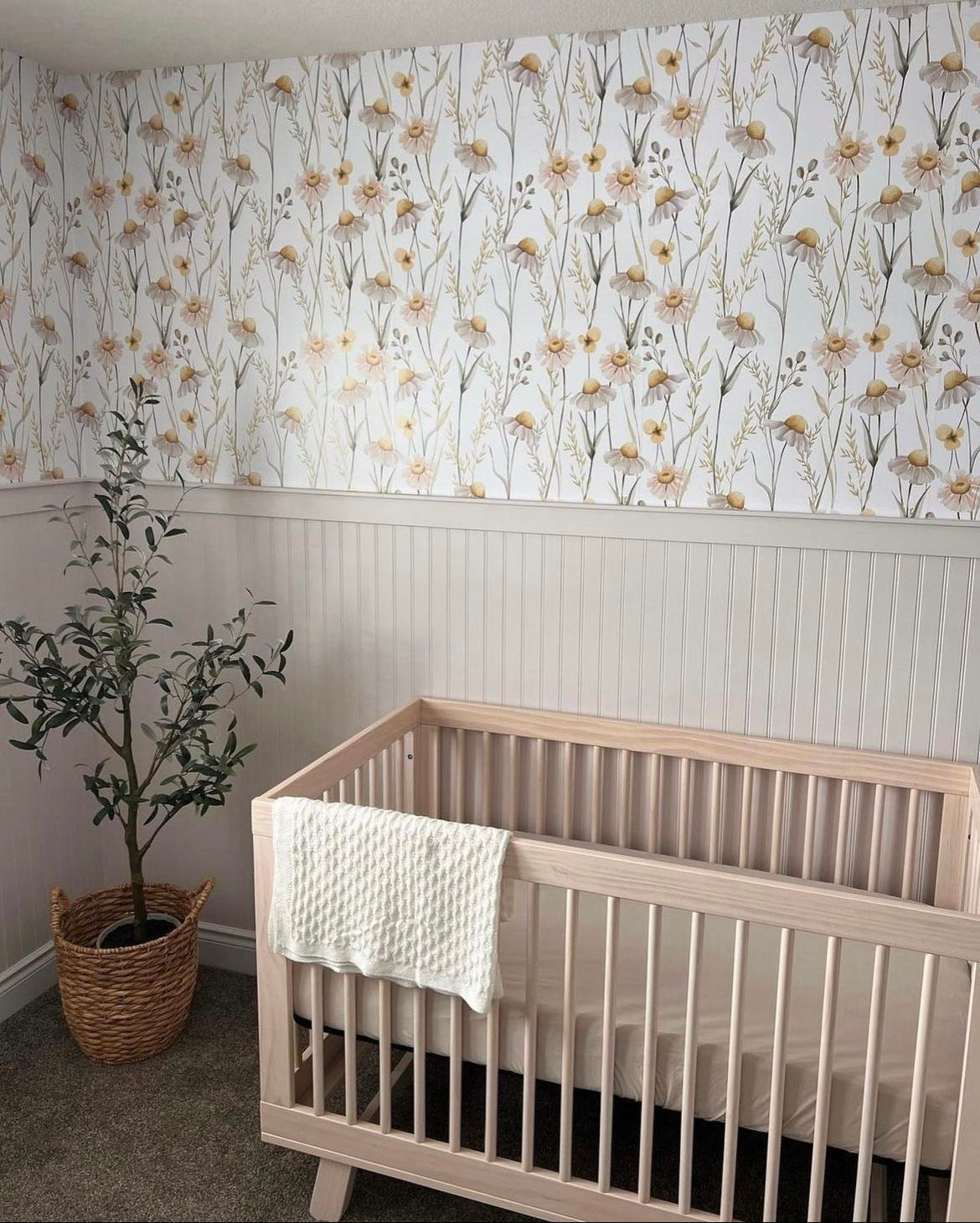 Nursery Makeover with Peel and Stick Wallpaper