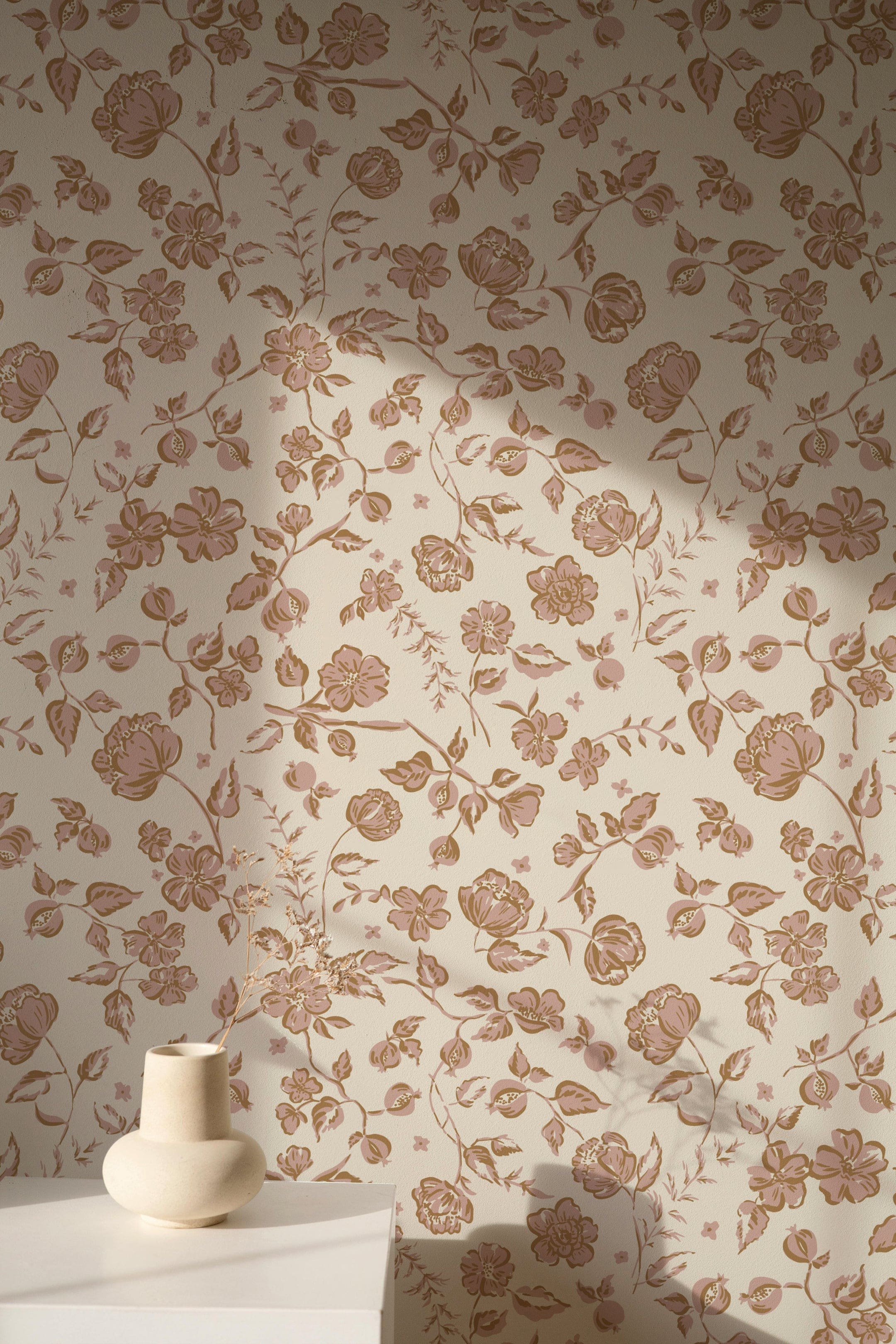 Rosy Elegance Wallpaper – Timberlea Interiors