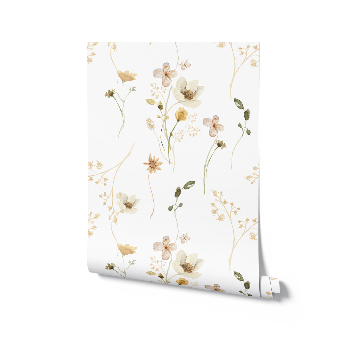 Delicate Floral Wallpaper II – Timberlea Interiors
