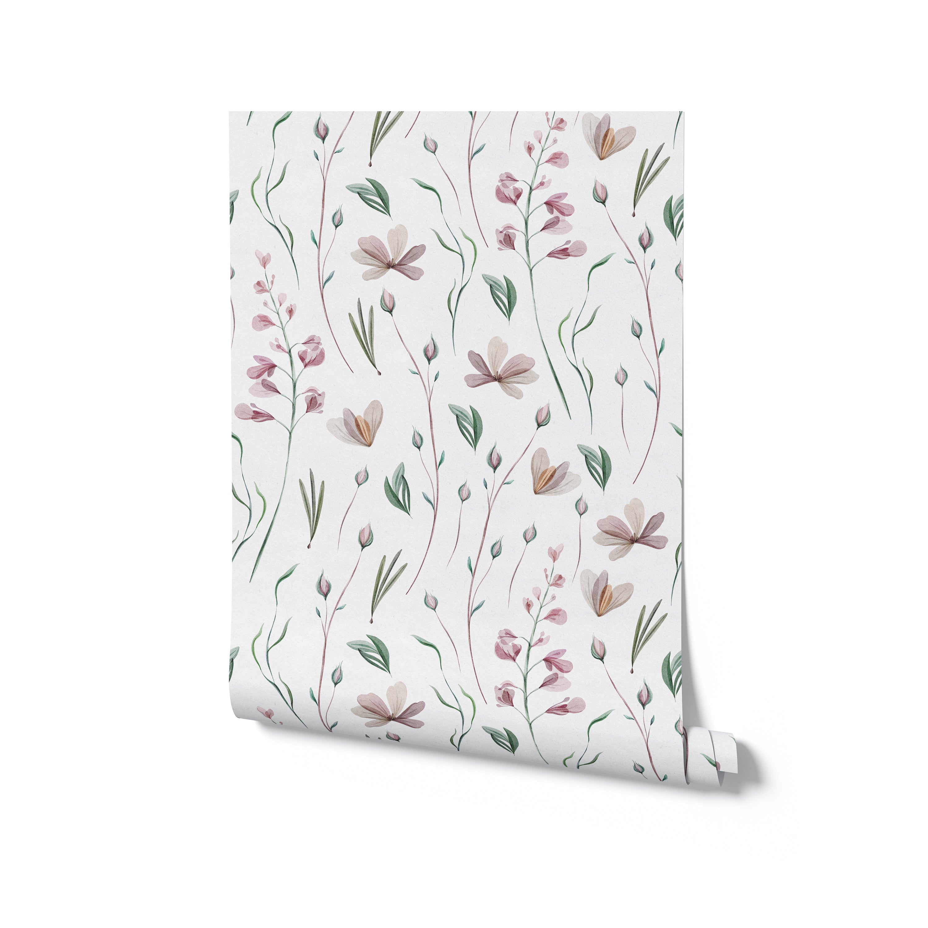 Floral Wallpaper: Peel & Stick or Removable