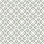 A seamless pattern of the Geometric Groove Wallpaper showcasing a symmetrical design of intertwined soft olive loops on a pale background, creating a soothing and modern aesthetic ideal for contemporary decor.