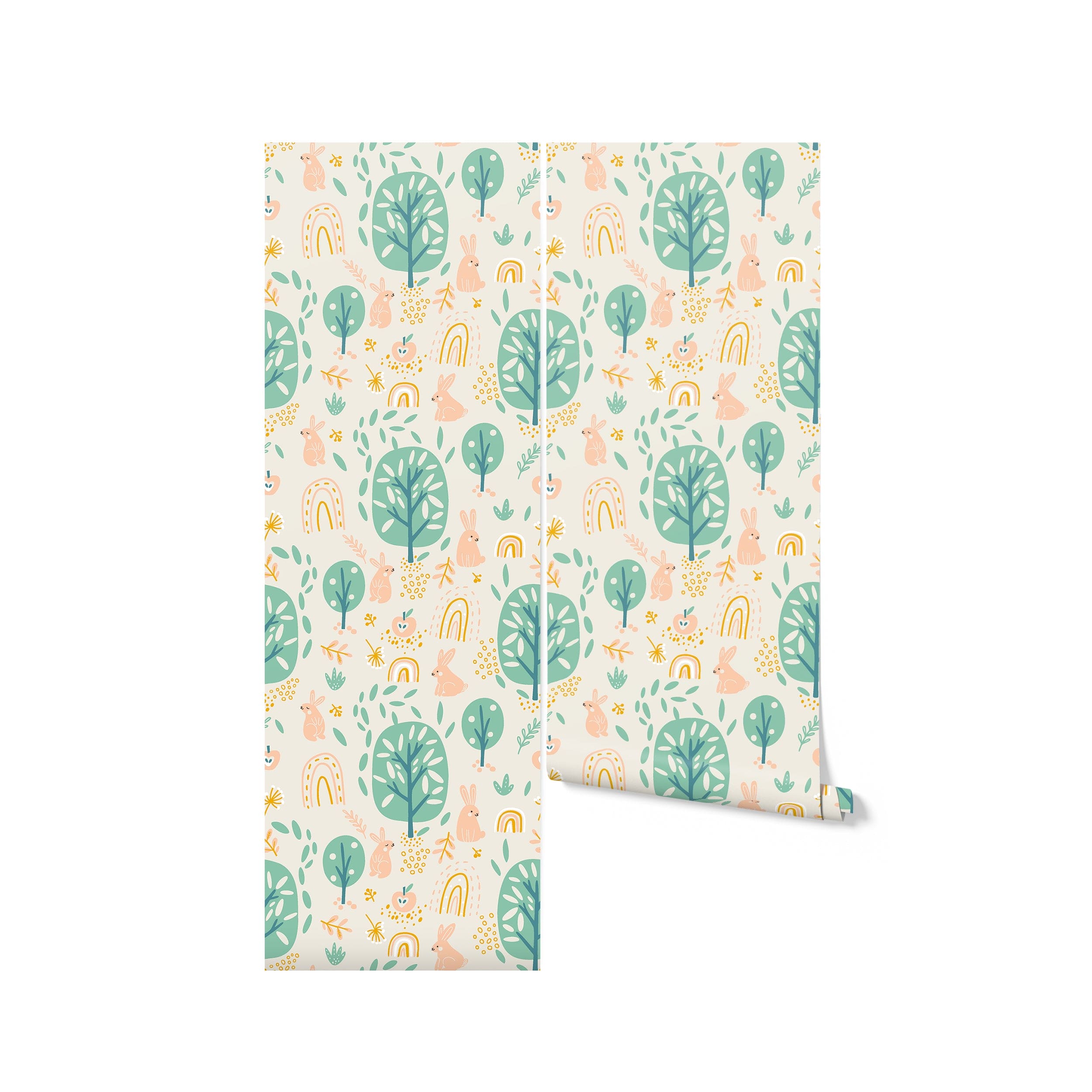 Rabbits in the Garden Wallpaper – Timberlea Interiors