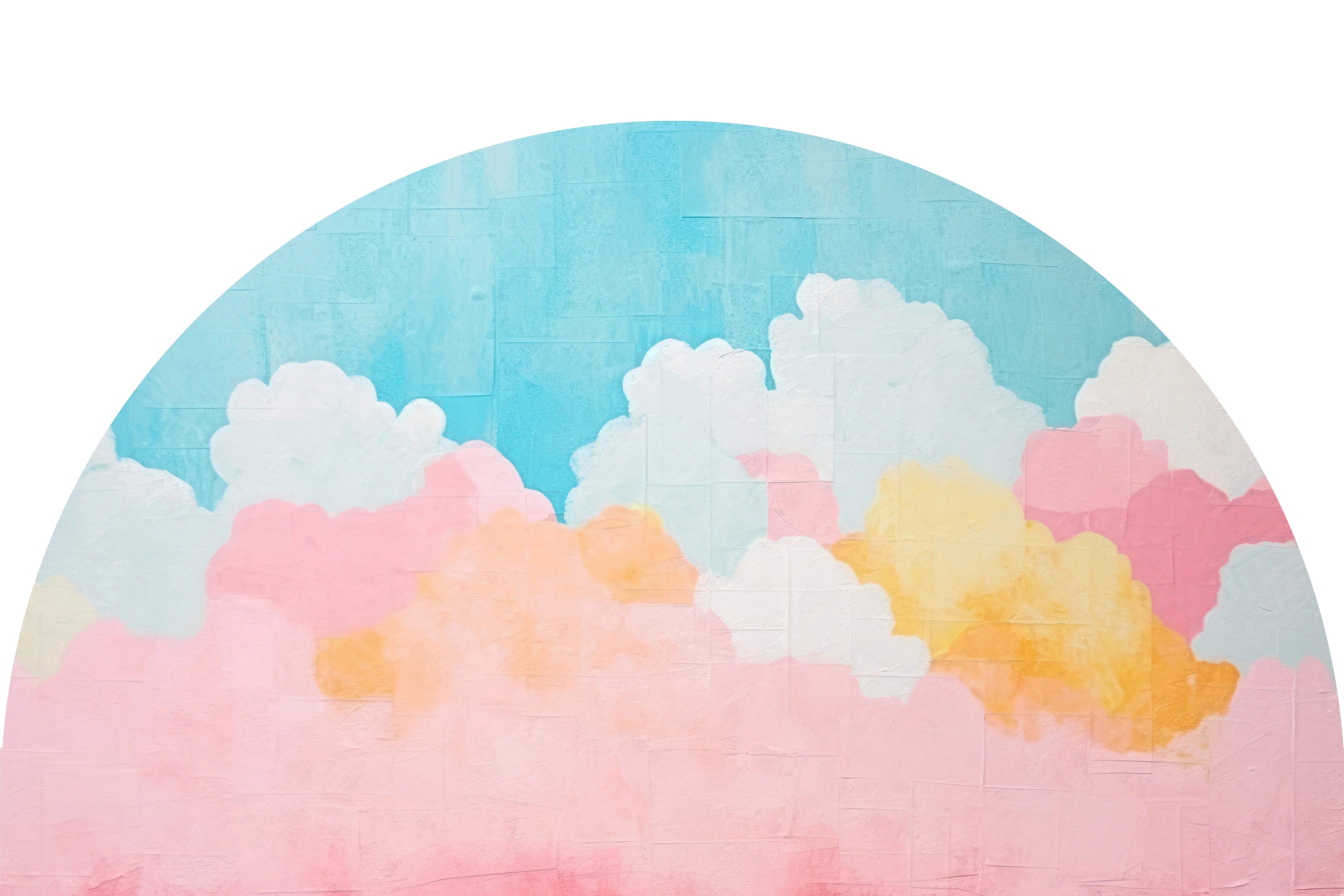 Candy Clouds Mural