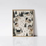 Snowy Retreat - Art Print