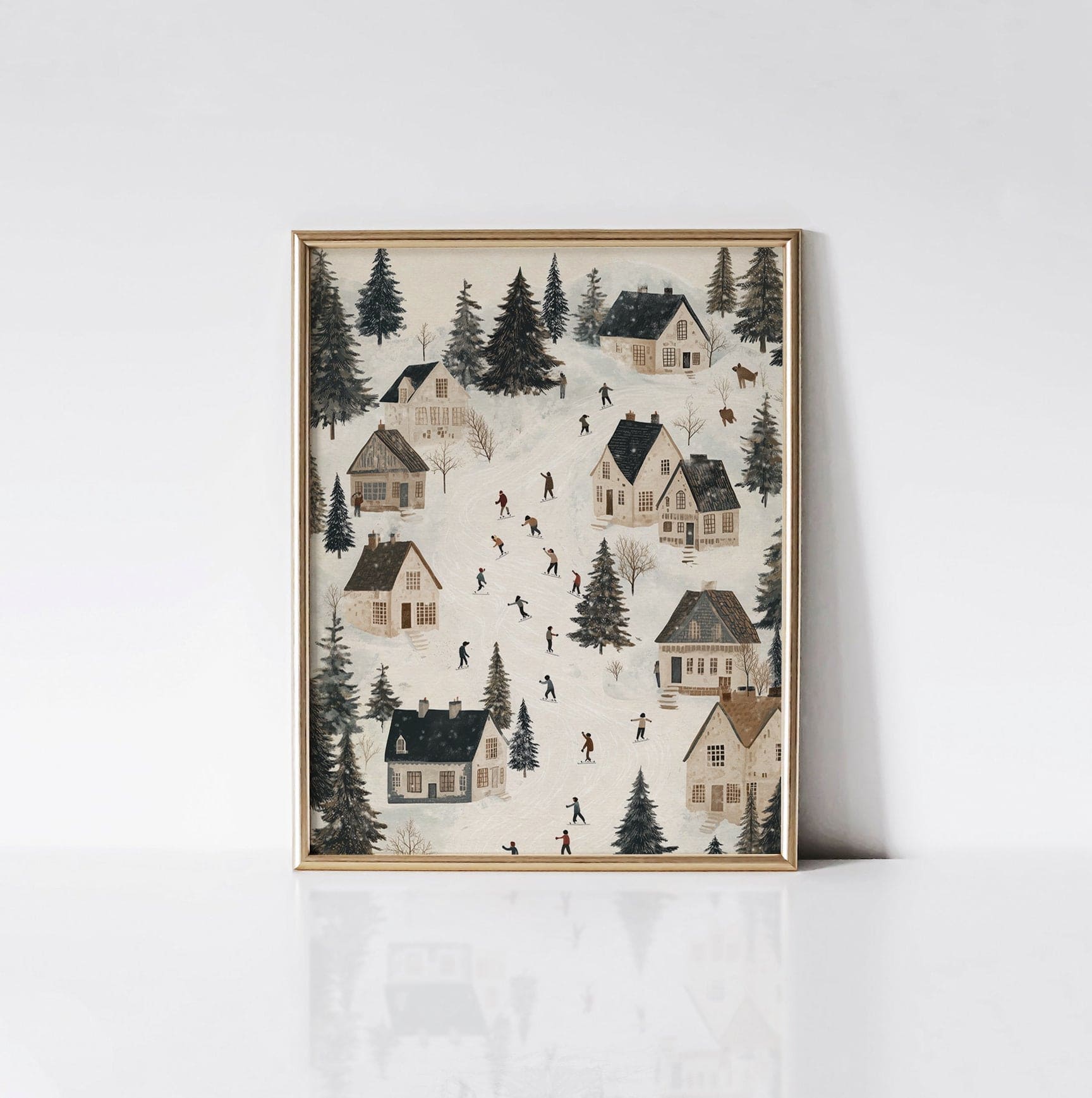 Snowy Retreat - Art Print