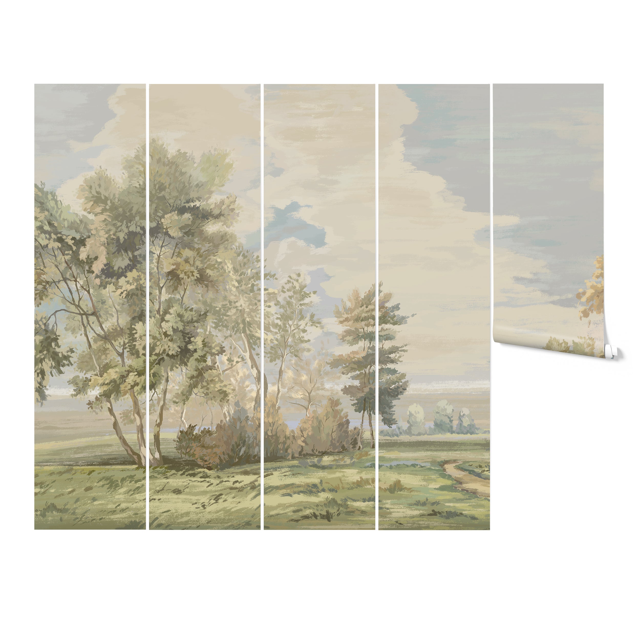 Quiet Meadow Mural Wallpaper – Timberlea Interiors
