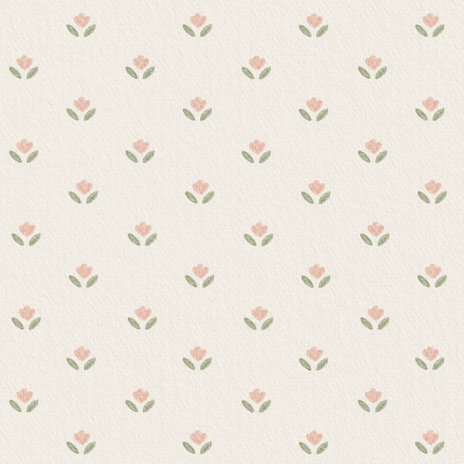 Small floral pattern on a beige background