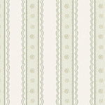 Patterned wallpaper with vertical stripes on a light background