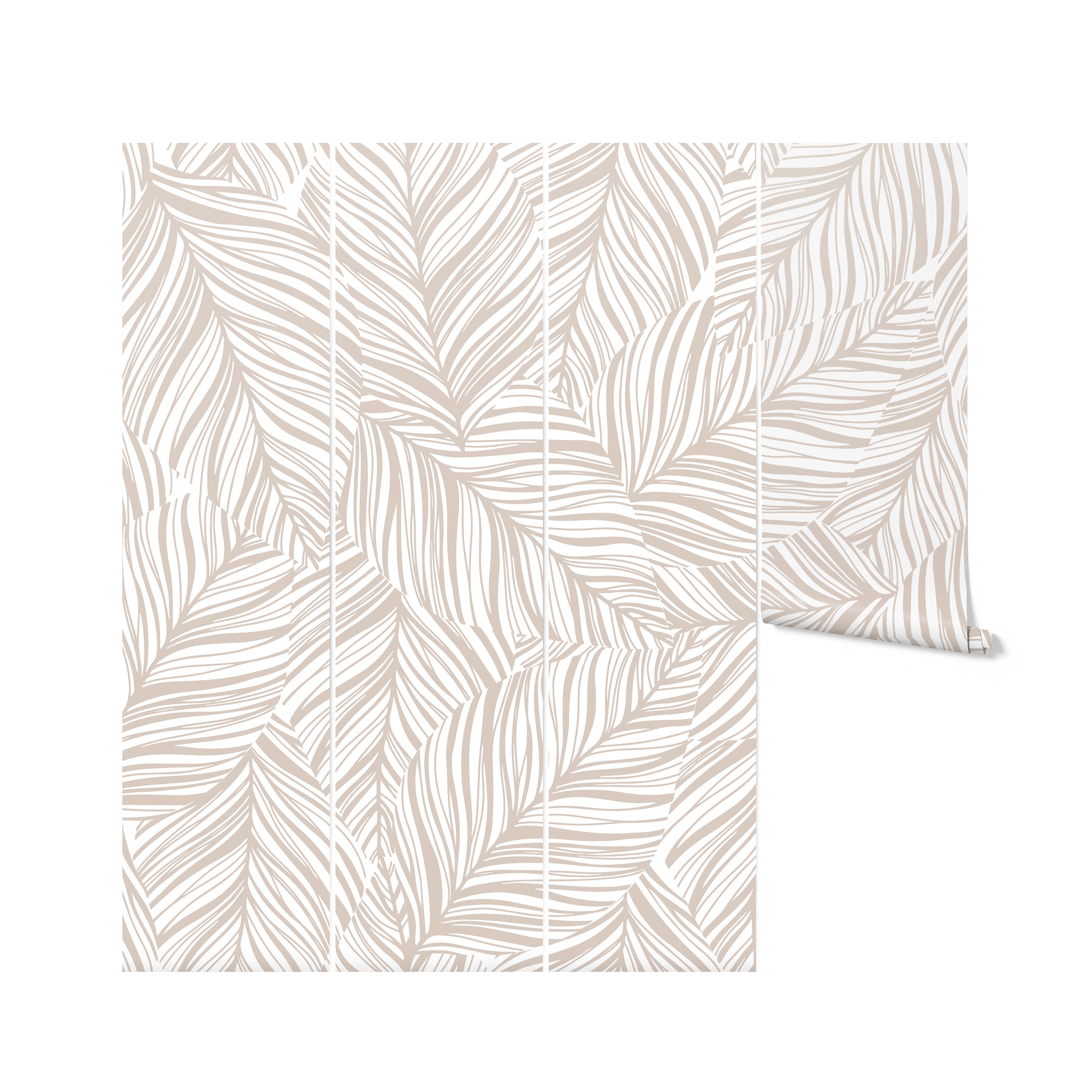 Abstract Leaf Wallpaper - 100"