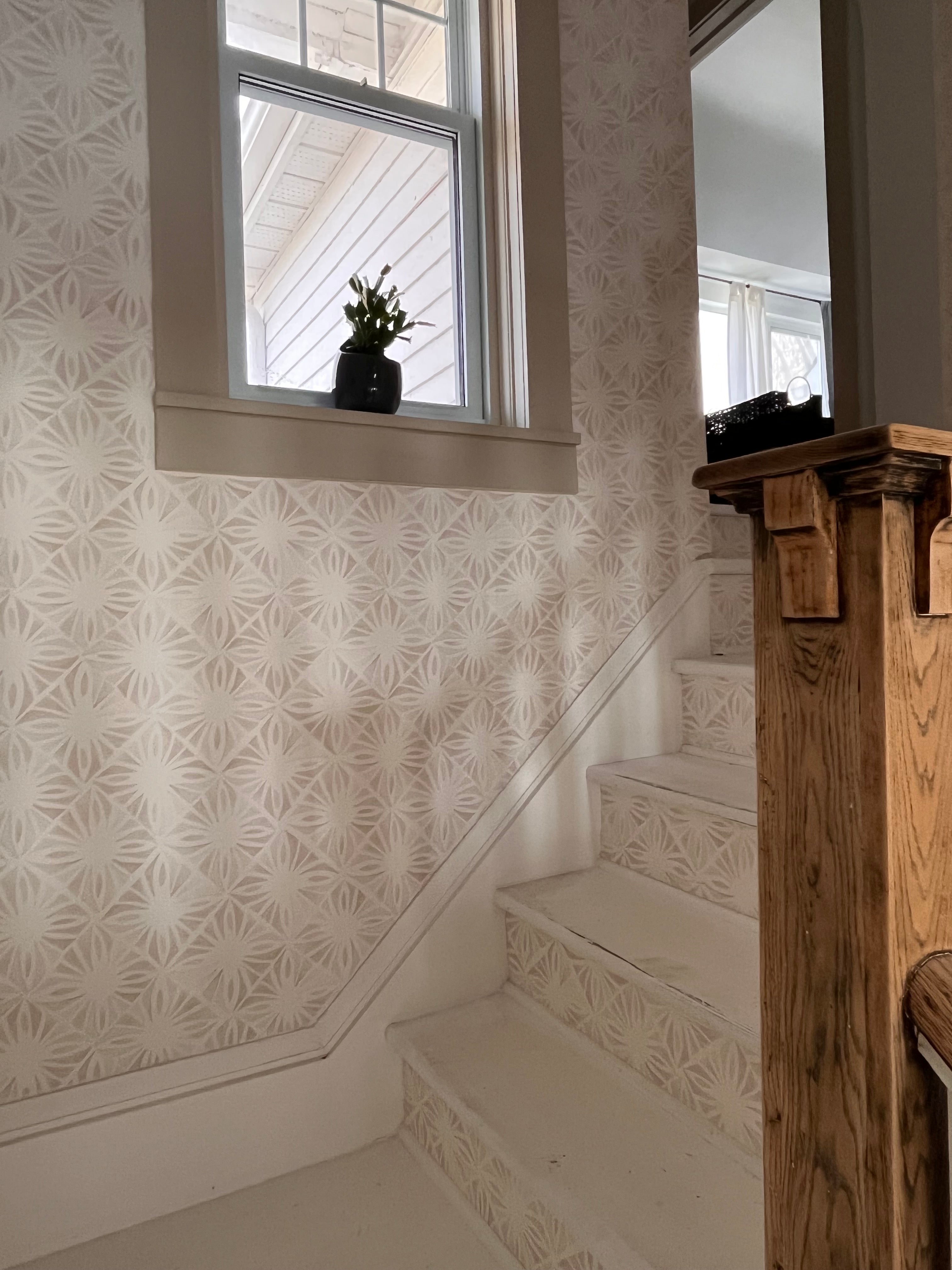 wallpaper, peel and stick wallpaper, Home decor, Moroccan tile wallpaper, living room wallpaper, Linen wallpaper, 