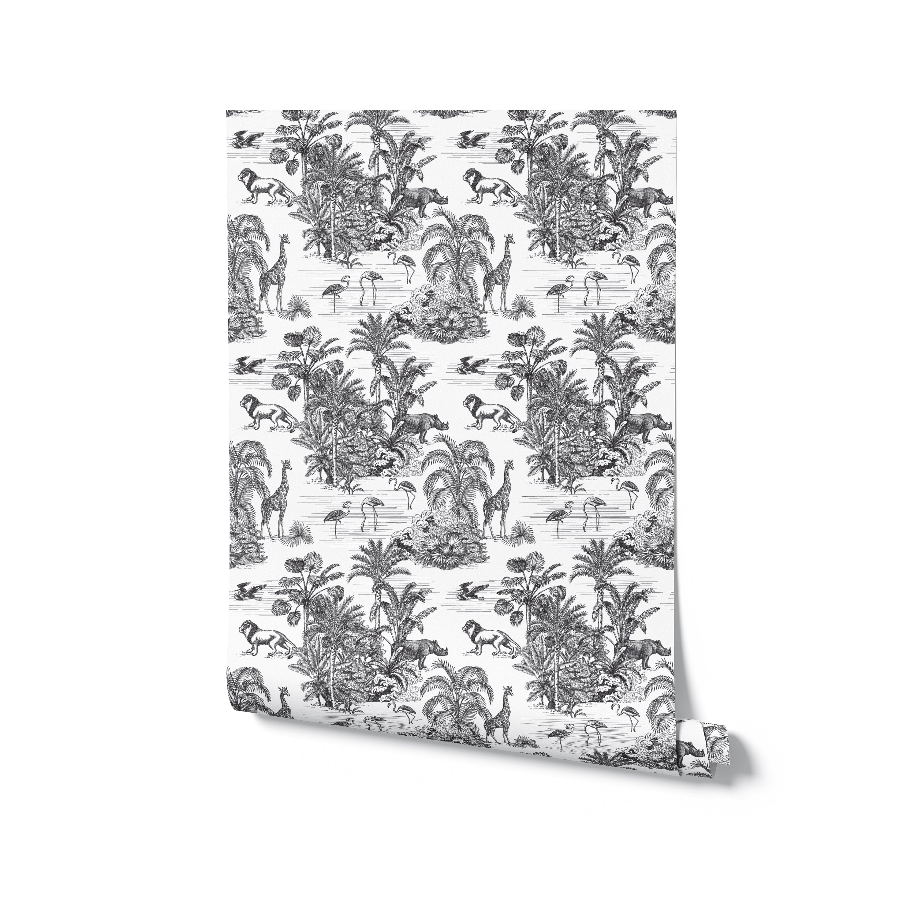 Jungle Theme Wallpaper - 12.5"