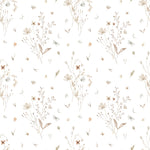 A sample of the Tranquil Bloom Wallpaper II, displaying its charming pattern of flora in a soft palette. The roll provides a glimpse of the wallpaper’s potential to add a touch of nature-inspired elegance to any interior space with its timeless design.