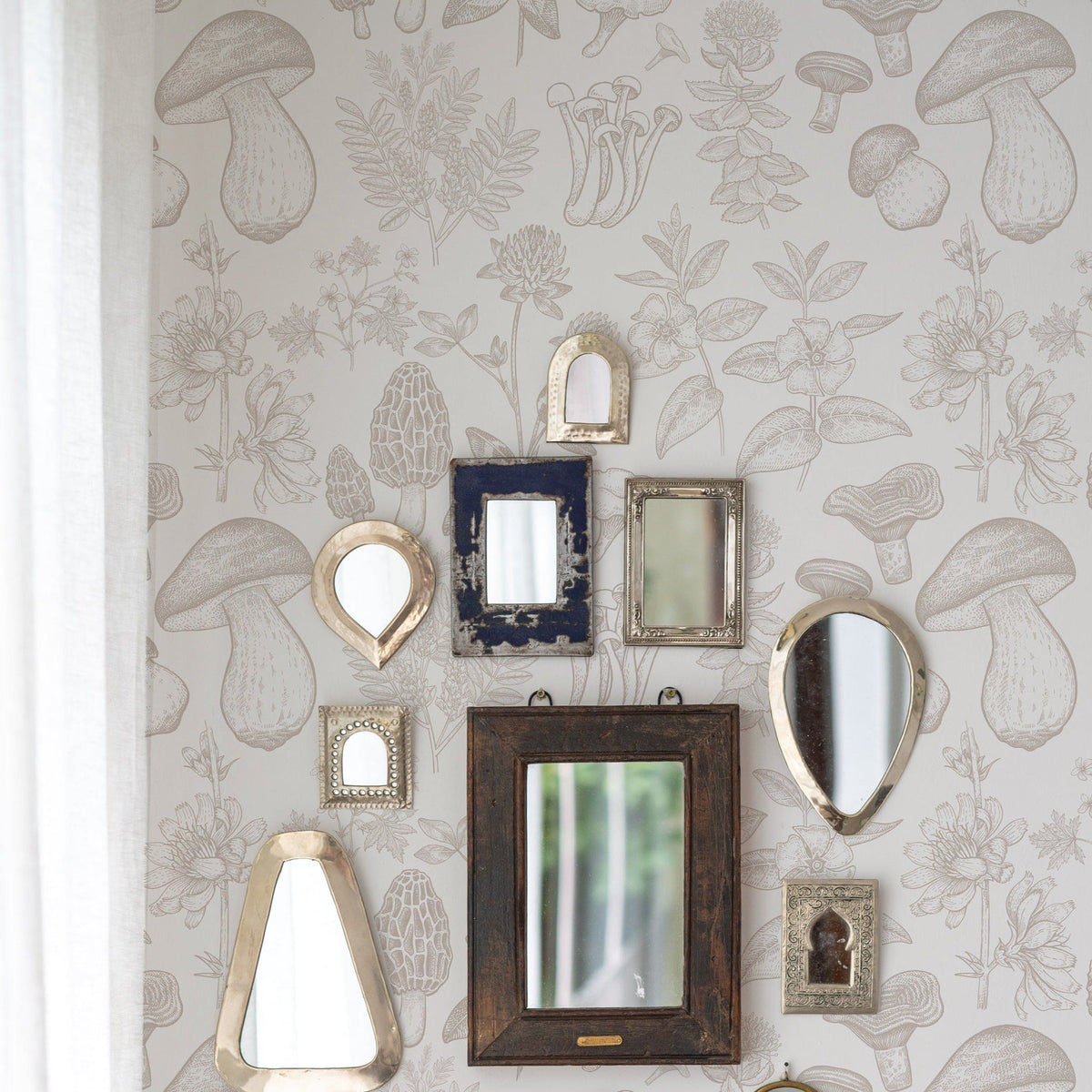 Mushroom Garden Wallpaper – Timberlea Interiors
