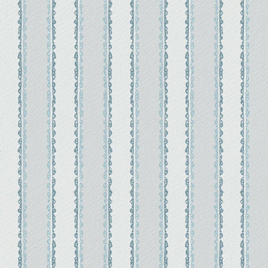 Textured blue and white striped pattern