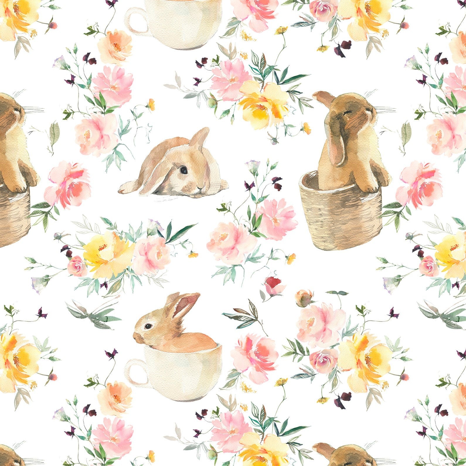 Garden Bunnies Wallpaper – Timberlea Interiors