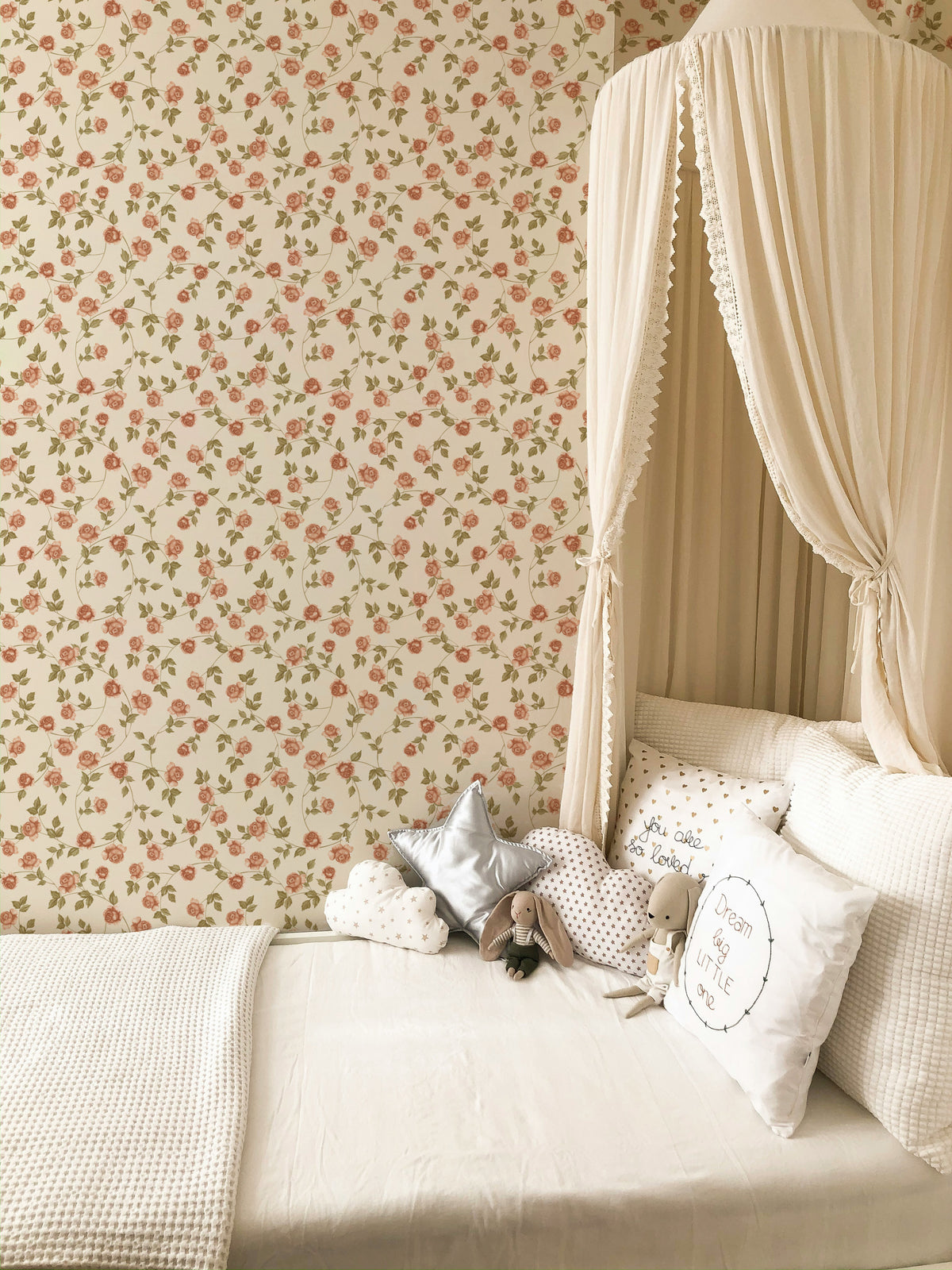 Cascading Roses Throw Cascading Roses Wallpaper – Timberlea Interiors