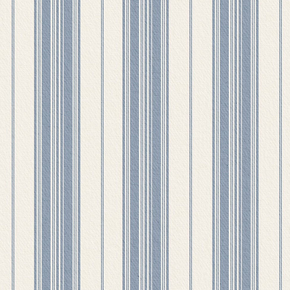 Pattern of blue and white vertical stripes on a white background