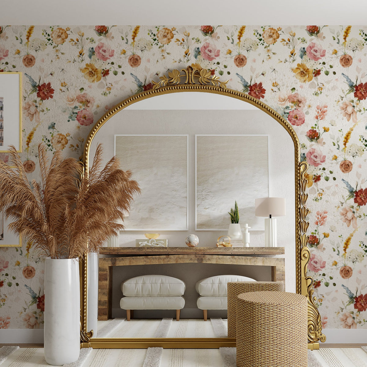 Garden Flower Wallpaper III – Timberlea Interiors