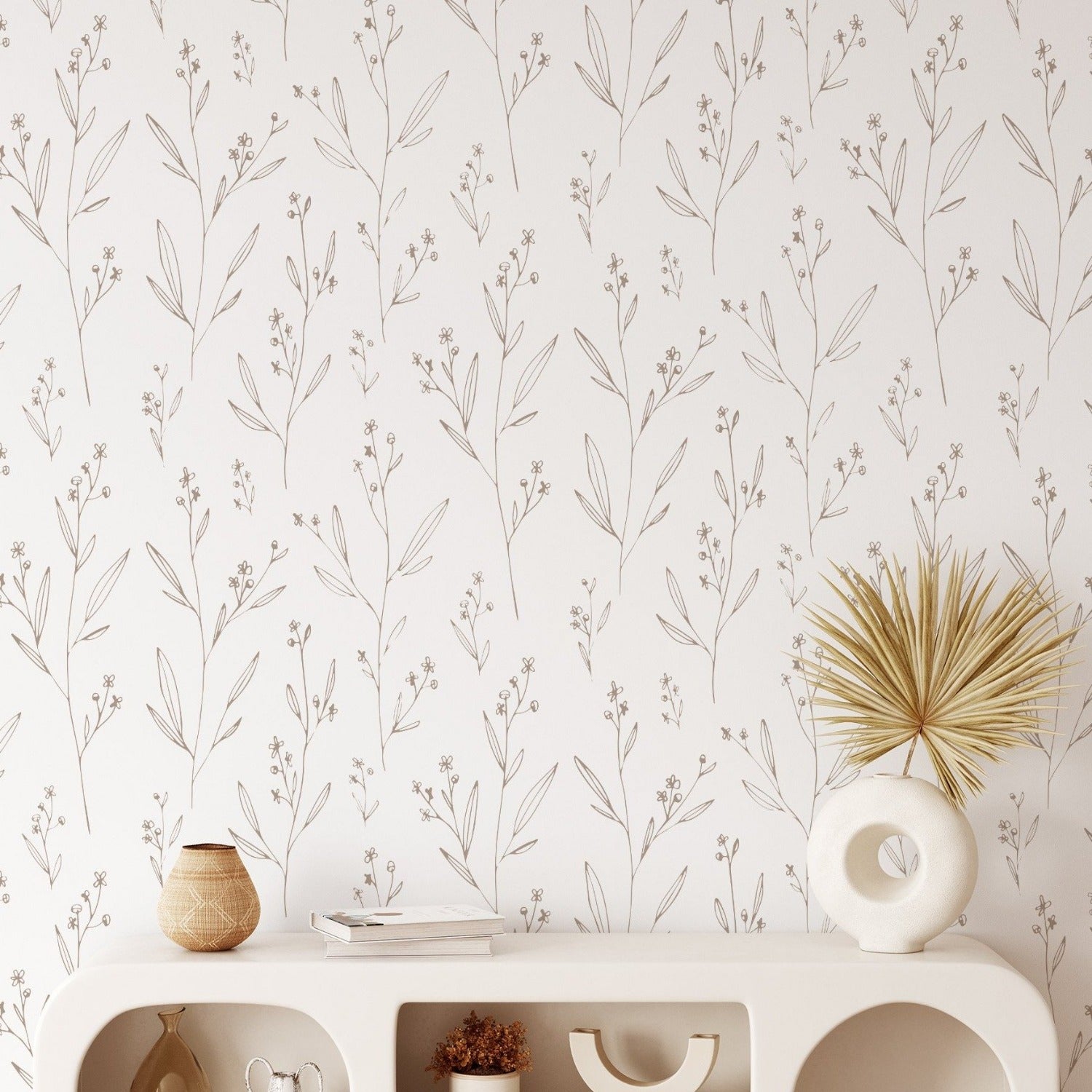 Peel and Stick or Traditional Wallpaper - Dainty Prints