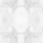 Close-up view of Abstract Grey Wallpaper displaying a soft, watercolor-like pattern of cloudy grey shapes that symmetrically fade in and out, creating a serene and tranquil visual texture.