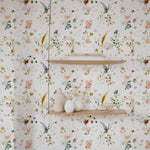 wallpaper, peel and stick wallpaper, Home decor, Garden flower wallpaper, bedroom wallpaper, multi color wallpaper, Floral wallpaper, 