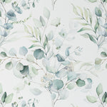 Close-up of the Green Leaves and Branches Wallpaper with its delicate green foliage and branches design, perfect for a naturalistic home aesthetic.