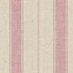 Textured wallpaper with vertical stripes in soft beige and muted pink tones, giving a subtle and elegant appearance suitable for sophisticated interior decor.