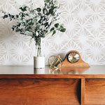 wallpaper, peel and stick wallpaper, Home decor, Moroccan tile wallpaper, bedroom wallpaper, Linen wallpaper, 