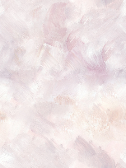 A close-up view of Pink Paint Texture Wallpaper, showcasing a soft, abstract pattern with brush strokes in various shades of pink and white. The subtle blend of colors creates a serene and artistic ambiance.