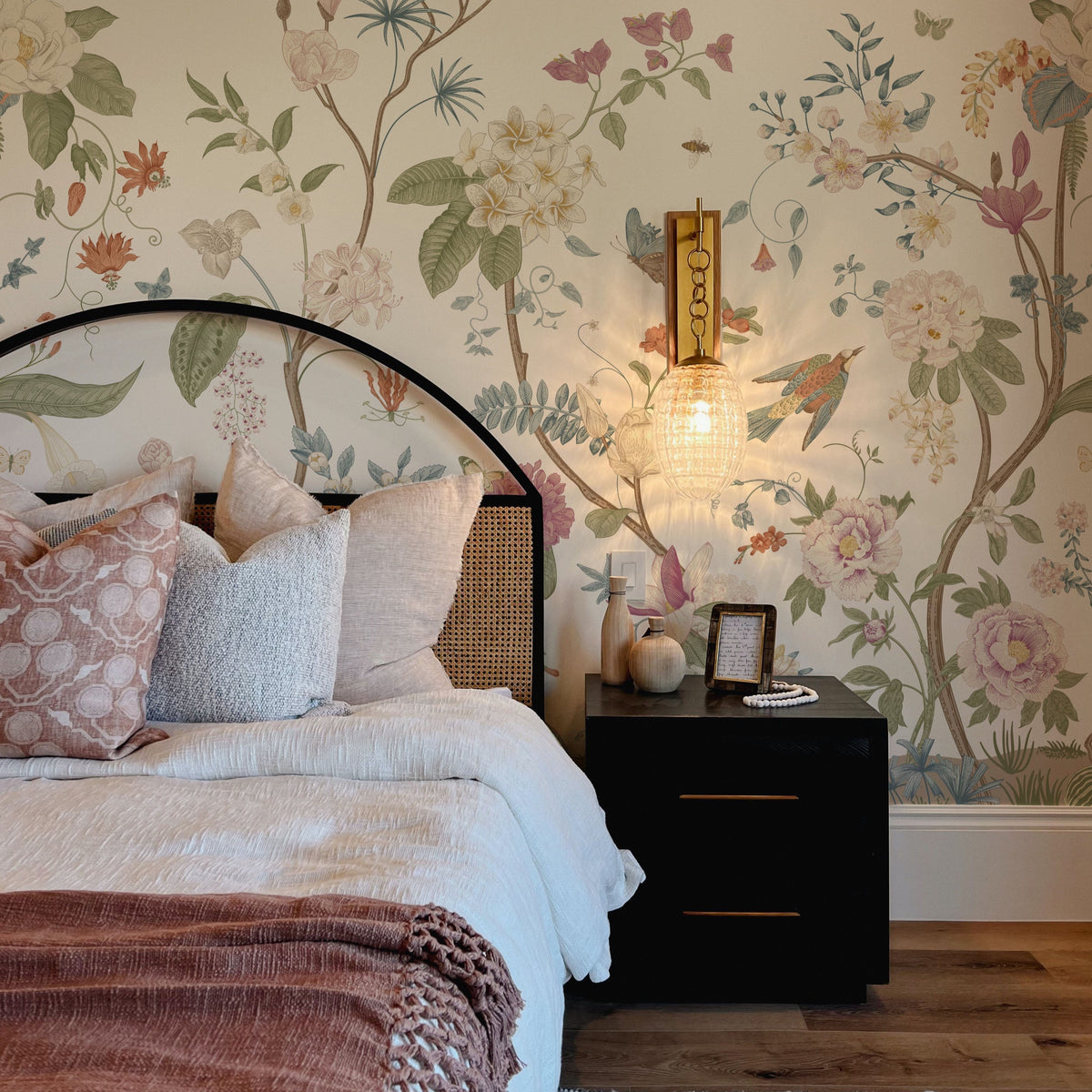 Vintage Floral Mural – Timberlea Interiors