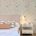 wallpaper, peel and stick wallpaper, Home decor, modern watercolor floral wallpaper, multicolor wallpaper, bedroom wallpaper,  floral wallpapers, 