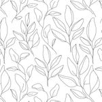 wallpaper, peel and stick wallpaper, home decor, black and white floral wallpaper, bedroom wallpaper